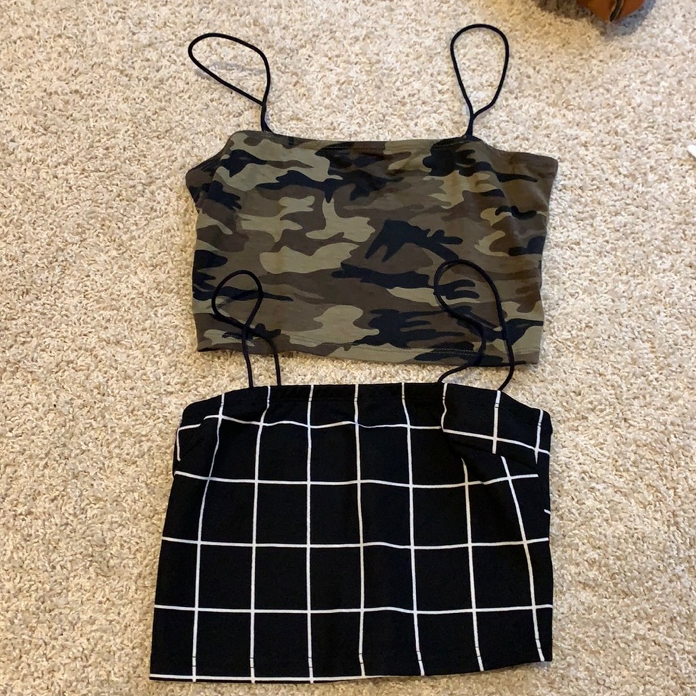 Set of 2 Shein crop tops